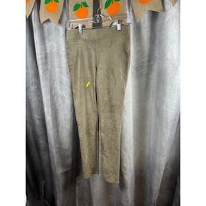 NYDJ Suede Pull On Basic Leggings - Saddlewood Size 0 New A629736